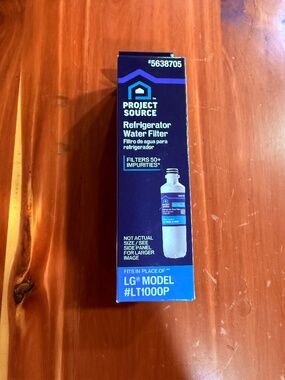 Lowe’s Project Source Side by side water filter NWB